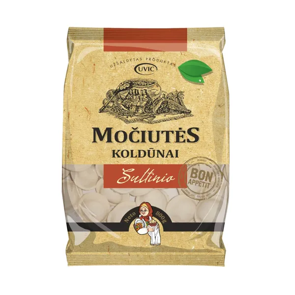 Šaldyti koldūnai su mėsa MOČIUTĖS SULTINIO, 800 g