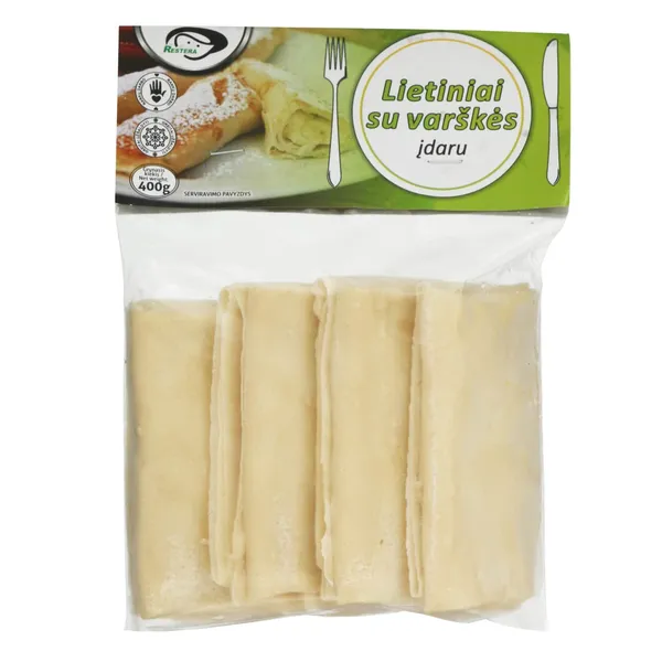 Šaldyti lietiniai su varškės įdaru RESTERA, 400 g