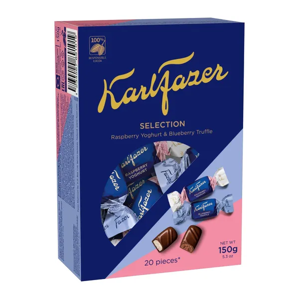 Šokoladiniai saldainiai KARL FAZER 70% Cocoa 150g