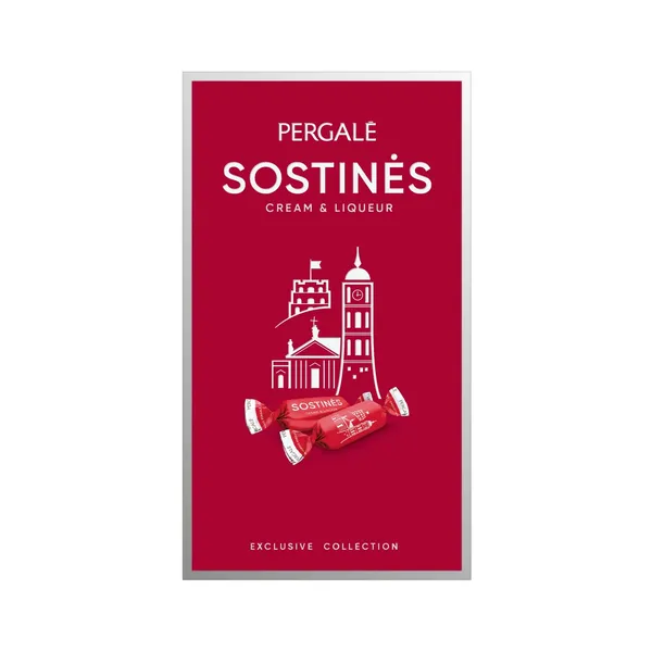Saldainiai PERGALĖ SOSTINĖS CREAM AND LIQUEUR, 170 g