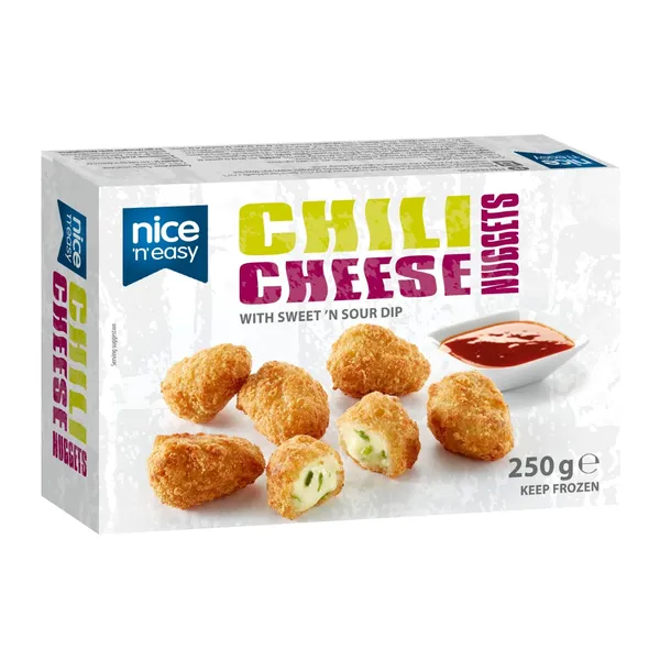 Šaldyti čili sūrio skonio kepsneliai NICE´N EASY, 250 g