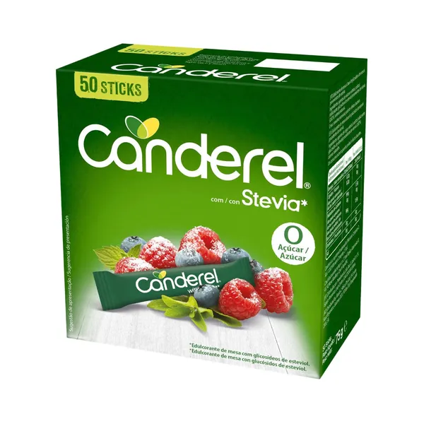 Saldiklis pakeliuose CANDEREL STEVIA, 75 g