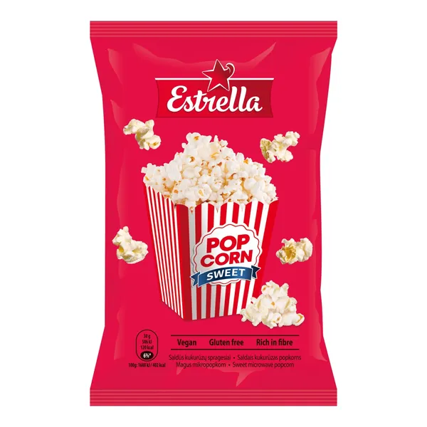 Popkorns kukurūzas saldais 90 g