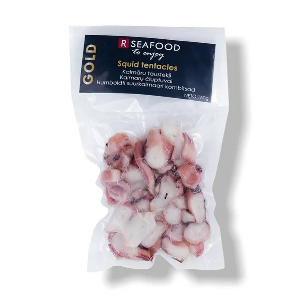 Šaldyti, apvirti kalmarų čiuptuvai RSEAFOOD GOLD, 200 g