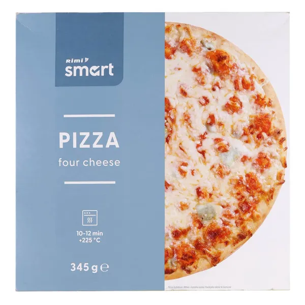 Šaldyta keturių sūrių pica RIMI SMART, 345 g