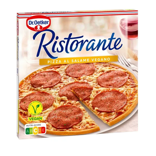Šaldyta pica RISTORANTE Salame vegan, 295g