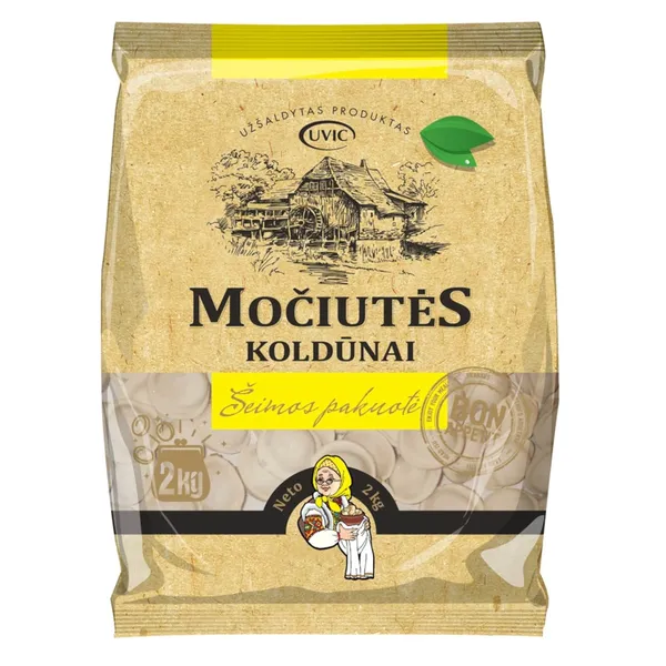 Šaldyti koldūnai su mėsa MOČIUTĖS ŠEIMOS PAKUOTĖ, 2 kg