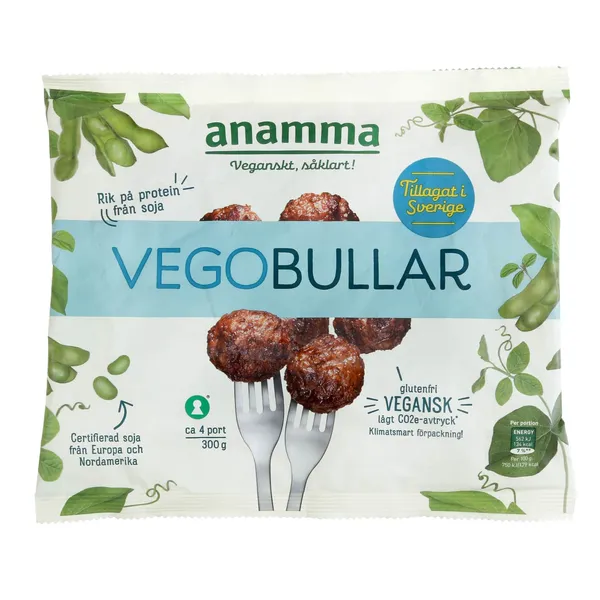 Šaldyti sojų kukuliukai ANAMMA, 300 g