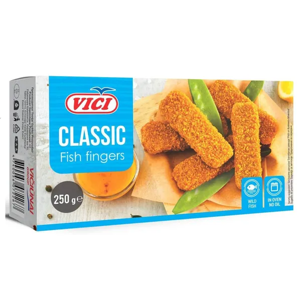 Zivju pirkstiņi saldēti Classic 250g, Viči