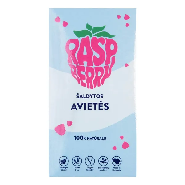 Šaldytos avietės BERIBU, 300 g