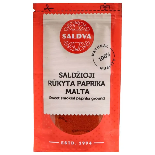 Saldžioji rūkyta paprika malta, SALDVA, 25 g