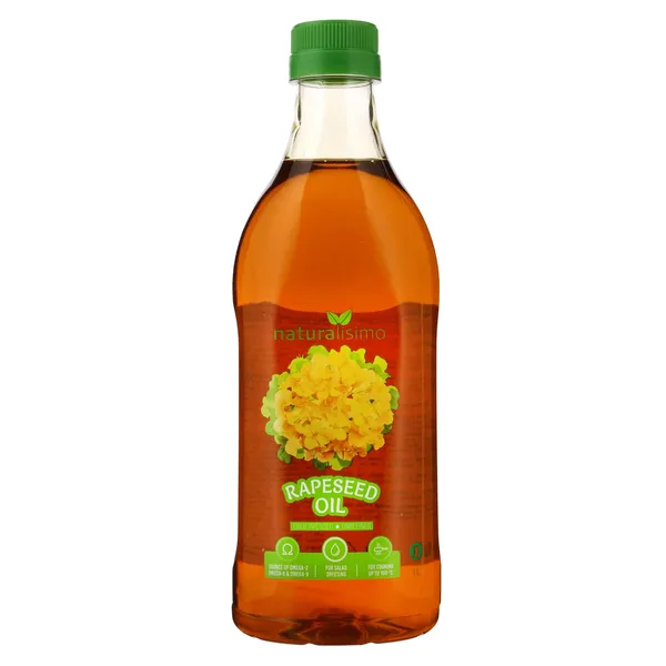 Šalto spaudimo nerafinuotas rapsų aliejus NATURALISIMO, 1L