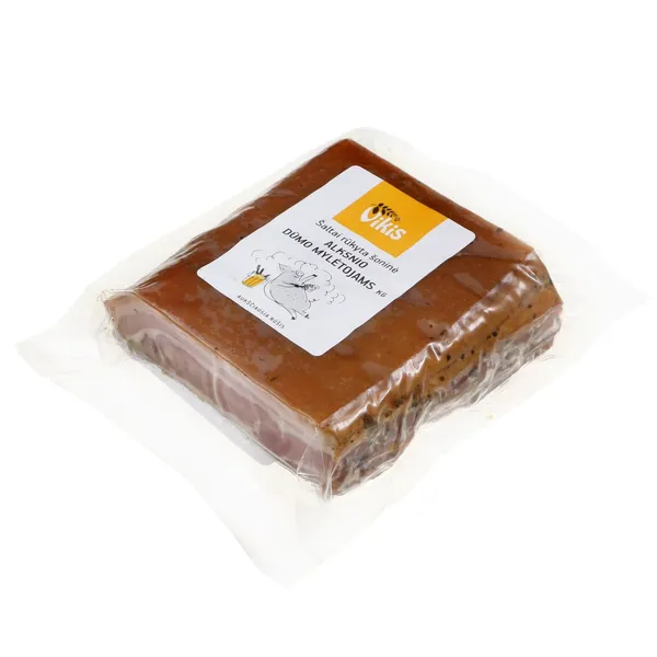 ALKSNIO DŪMO MYLĖTOJAMS šaltai rūkyta šoninė VIKIS, a. r., 1 kg