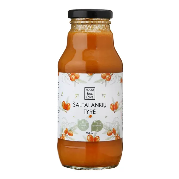 Šaltalankių tyrė FOOD FROM LOVE, 330 ml