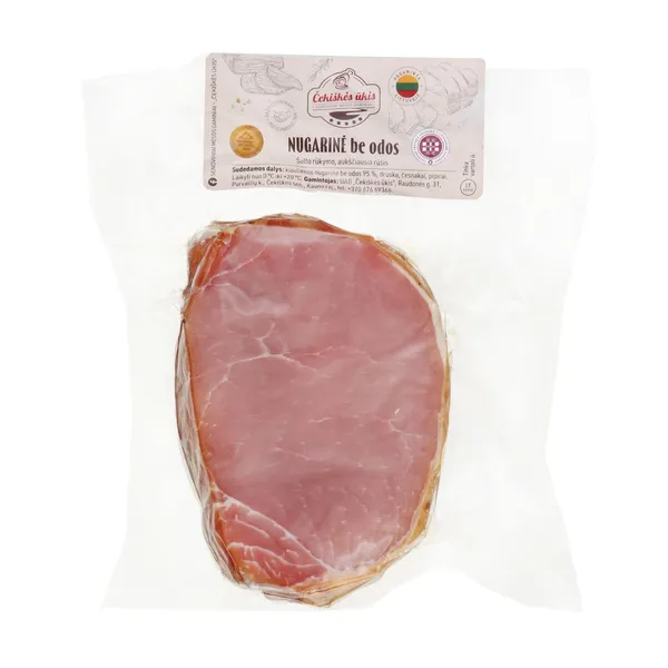 Šalto rūkymo nugarinė be odos ČEKIŠKĖS ŪKIS, 1 kg