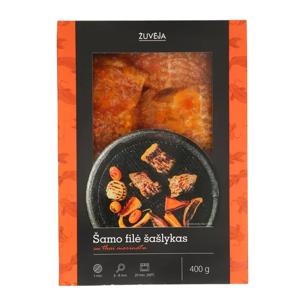 Šamo filė šašlykas su Thai marinatu ŽUVĖJA, 400 g