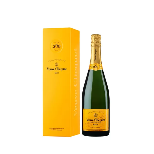 Šampanas VEUVE CLICQUOT BRUT, 0,75 l, dėžutėje