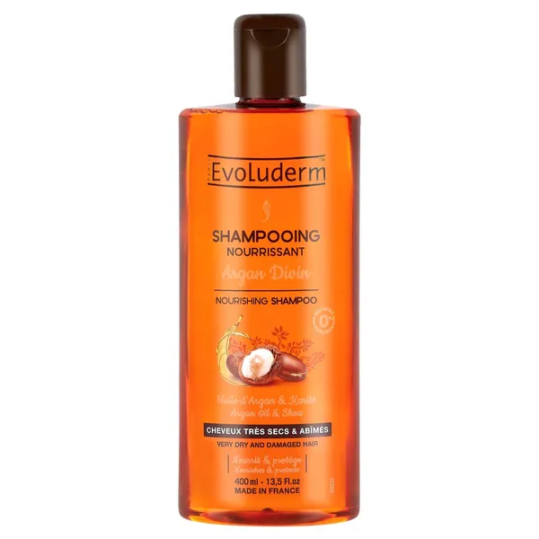 Plaukų šampūnas ARGAN DIVIN EVOLUDERM, 400 ml