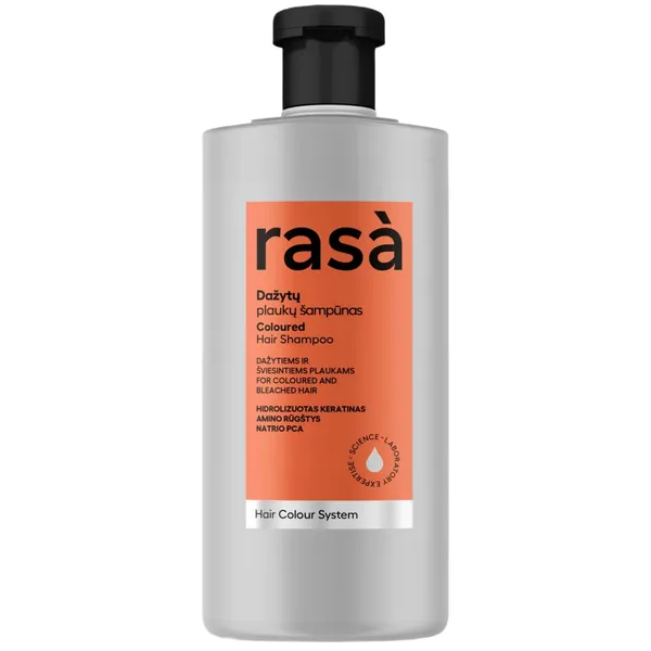 Šampūnas dažytiems plaukams RASA HAIR COLOUR SYSTEM, 500 ml