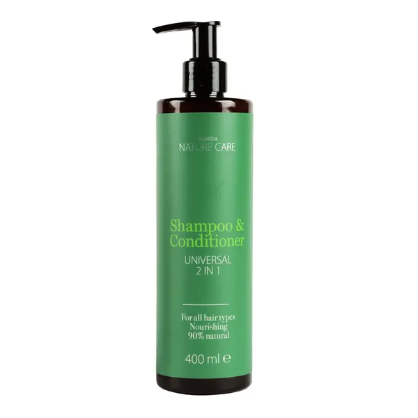 Šampūnas ir kondicionierius ALMEDA NATURE, universalus, 2 in 1, 400 ml