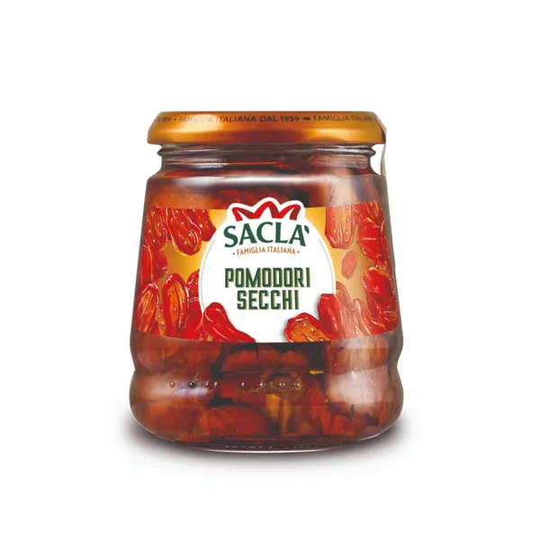 Saulėje džiovinti pomidorai aliejuje SACLA, 280 g