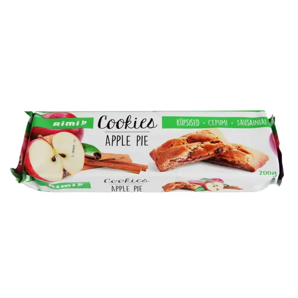 Sausainiai su obuolių įdaru RIMI APPLE PIE, 200 g