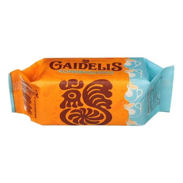 Sausainiai GAIDELIS KONDENSUOTAS su saldintu sutirštintu pienu, 160 g