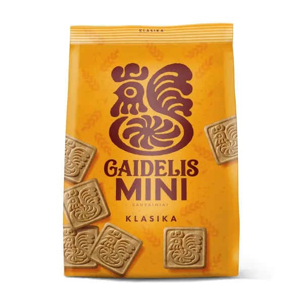 Sausainiai GAIDELIS KLASIKA MINI, 380 g