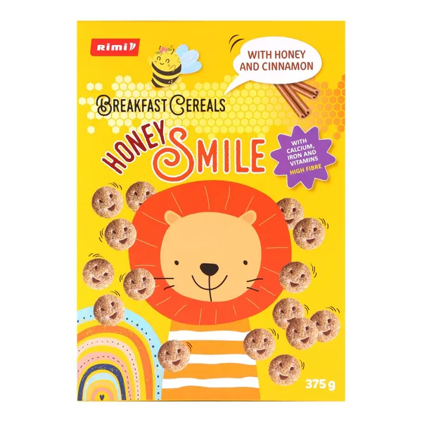 Brokastu pārslas Rimi ar medu un kanēli 375g