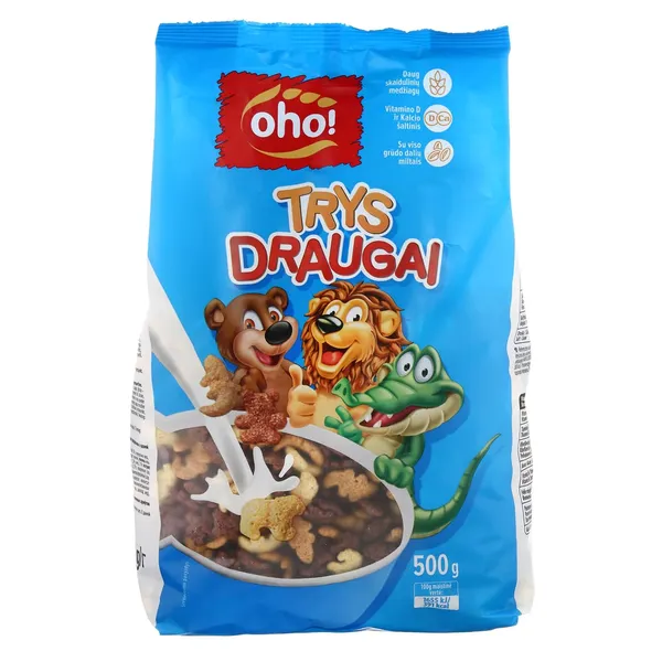 Brokastu pārslas OHO trīs draugi 500g