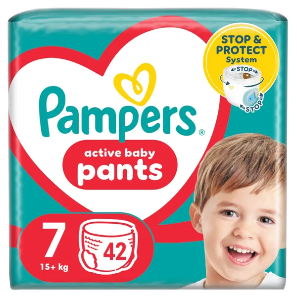 Sauskelnės PAMPERS PANTS GIANT PACK S7, 42 vnt.