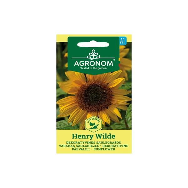 Sėklos AGRONOM Saulėgrąžos geltonos Henry Wilde
