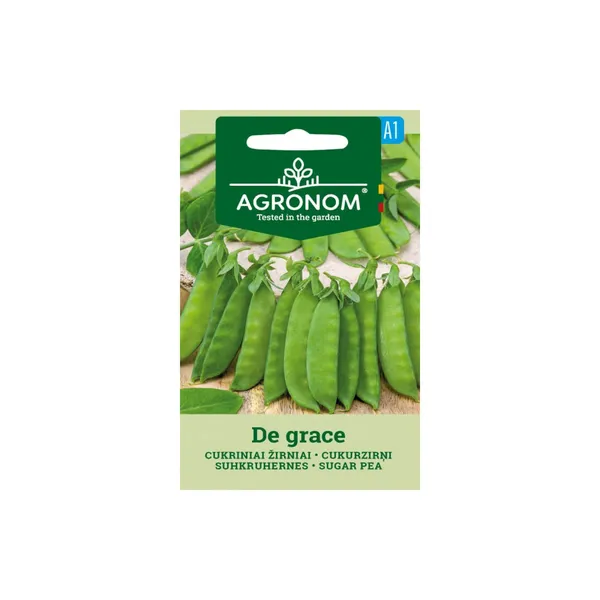 Sėklos AGRONOM Žirniai sėjamieji cukriniai De Grace