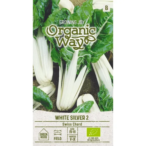 Sėklos ORGANIC WAY Burokėliai lapiniai White Silver 2