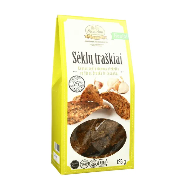 Sėklų traškiai, 135 g