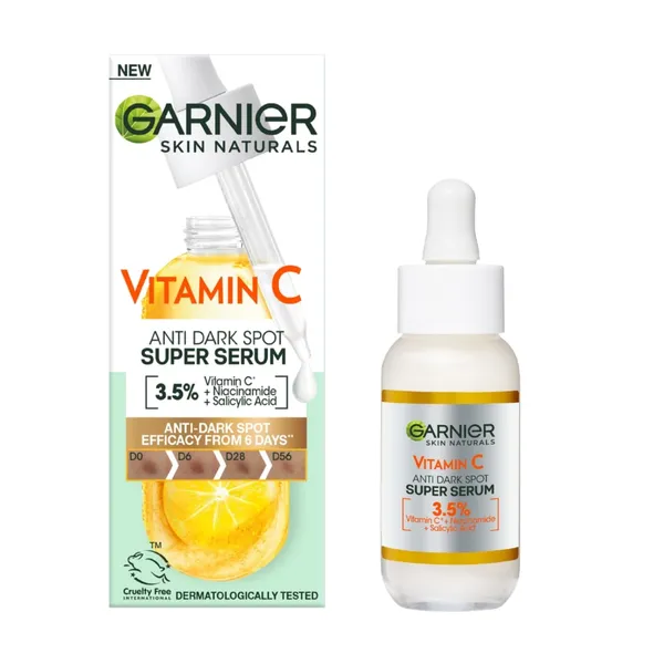 Serumas nuo pigmentinių dėmių su vitaminu C GARNIER VITAMIN C, 30 ml