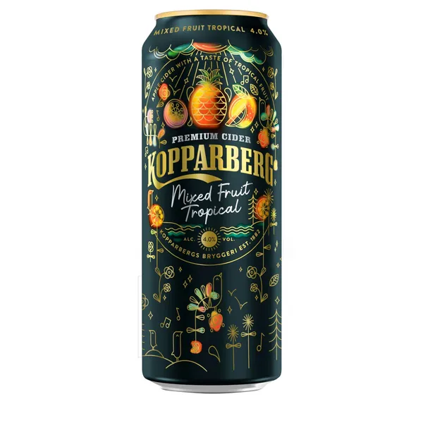 Sidras KOPPARBERG MIXED FRUIT TROPICAL, 4 %, 0,5 l