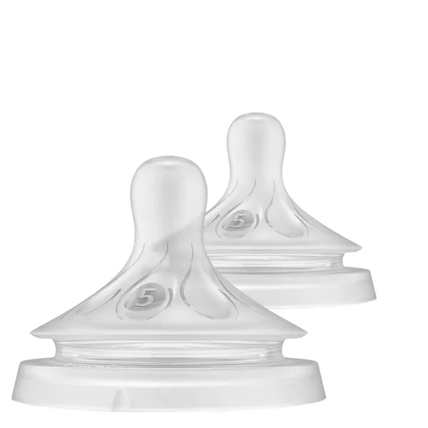 Silikoniniai buteliuko žindukai PHILIPS AVENT NATURAL RESPONSE, 6 m+, 2 vnt.