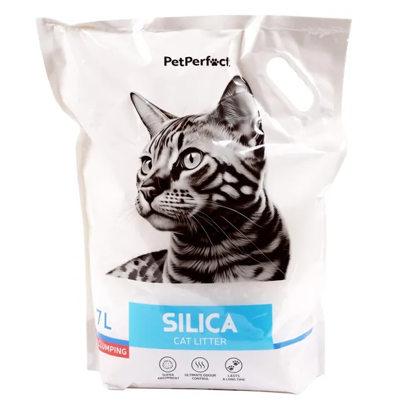 Silikoninis nesušokantis kraikas katėms PET PERFECT, 7 l