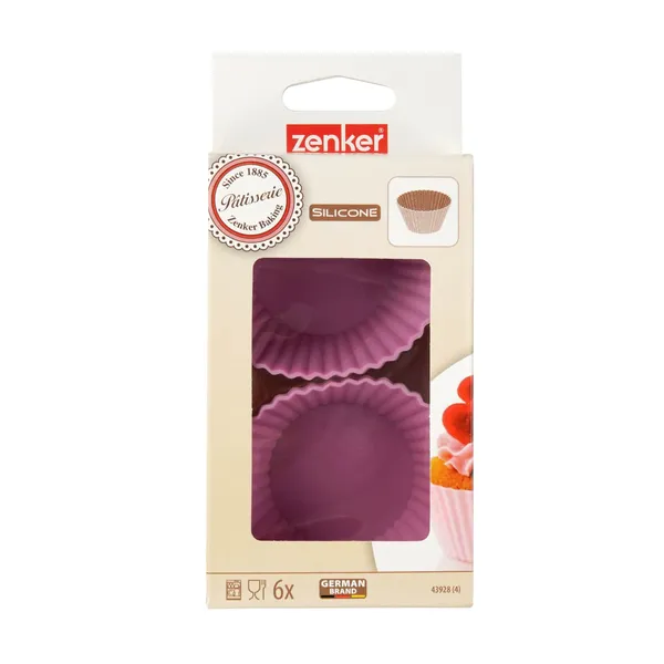 Silikoninės keksiukų formelės FACKELMANN CANDY 7x3cm ZENKER
