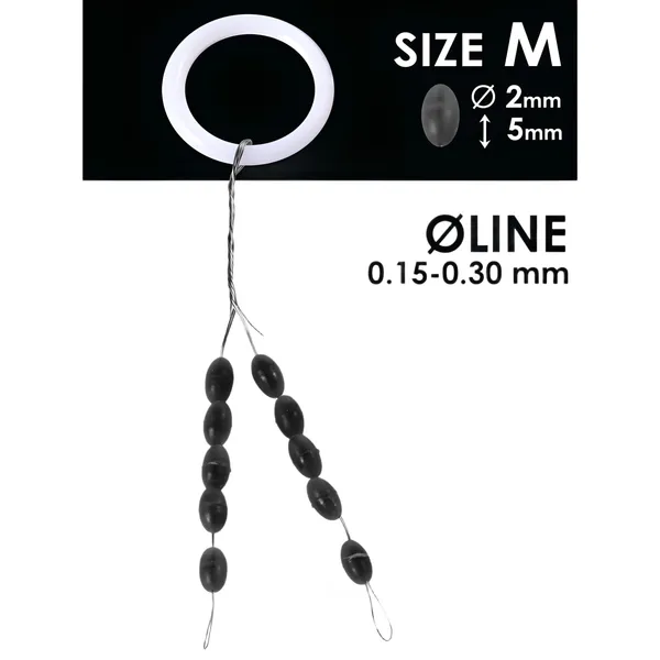 Silikoninis stoperis SALMO RUBBER BERREL M