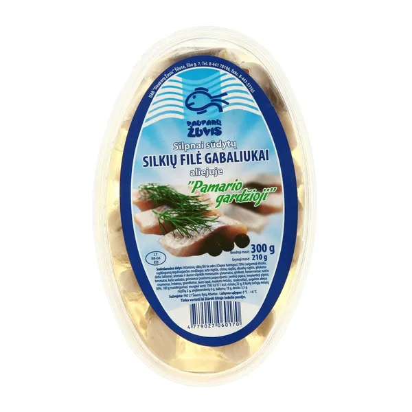 Silkių filė gabaliukai aliejuje PAMARIO GARDŽIOJI, 300 g