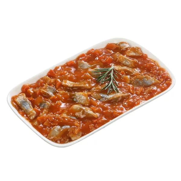 Marinuoti Atlantinių silkių filė gabaliukai su daržovių padažu (su cukrumi ir saldikliu), 1 kg