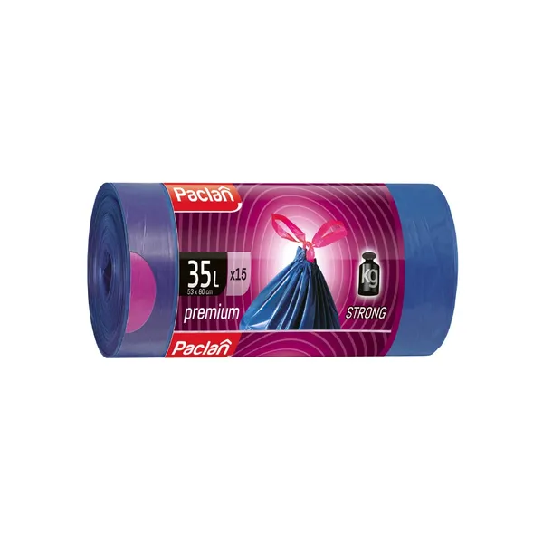 Šiukšlių maišai PACLAN Premium 35l, 15vnt
