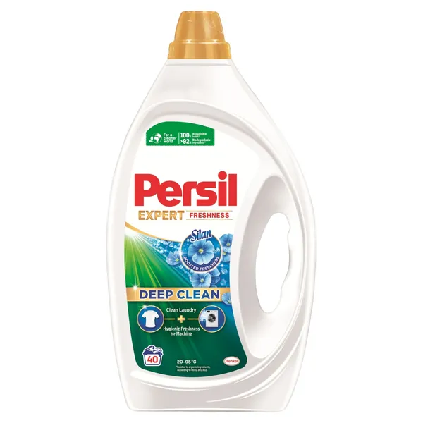 Skalbimo gelis PERSIL EXPERT FRESHNESS SILAN, 40 skalbimų, 1,8 l