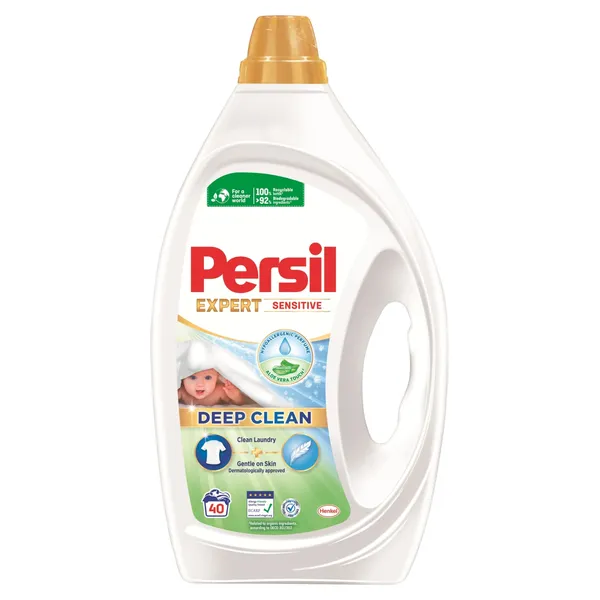 Skalbimo gelis PERSIL EXPERT SENSITIVE, 40 skalbimų, 1,8 l