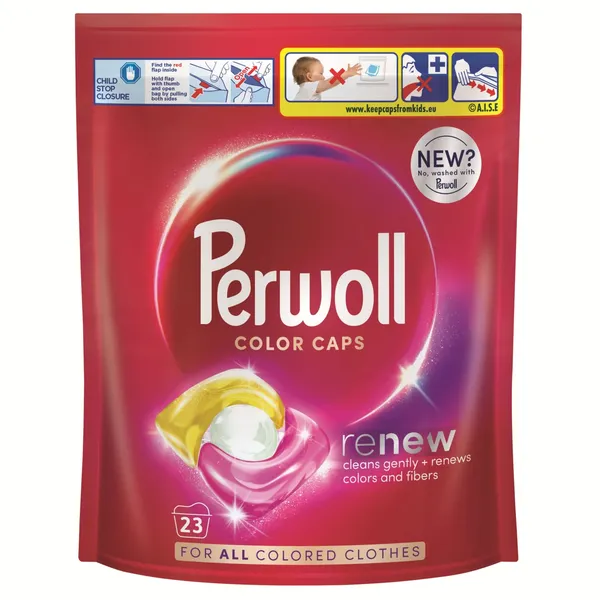 Skalbimo kapsulės PERWOLL COLOR CAPS, 23 skalbimai