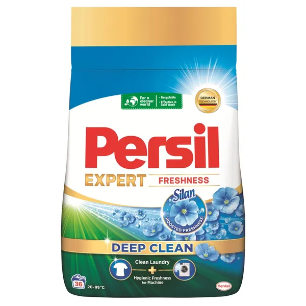 Skalbimo milteliai PERSIL EXPERT FRESHNESS SILAN, 36 skalbimai, 1,98 kg
