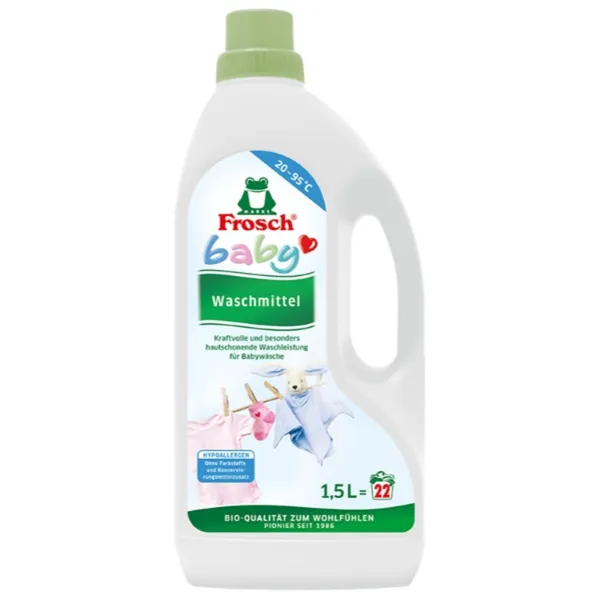 Skalbimo gelis su ramunėlėmis FROSCH, kūdikių dr., 1,5 l