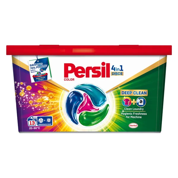 Skalbimo kapsulės PERSIL Discs Color 13sk., 13 vnt.